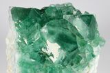 Green, Fluorescent, Cubic Fluorite Crystals - Madagascar #183872-1